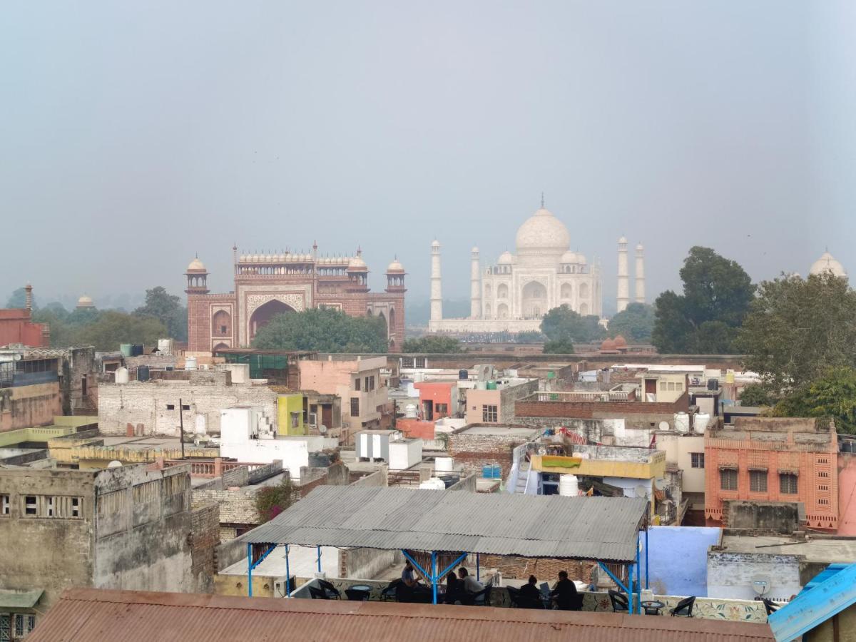 Hotel India Inn Walking Distance From Taj Mahal-- Rooftop Taj Mahal View Agra  Eksteriør bilde